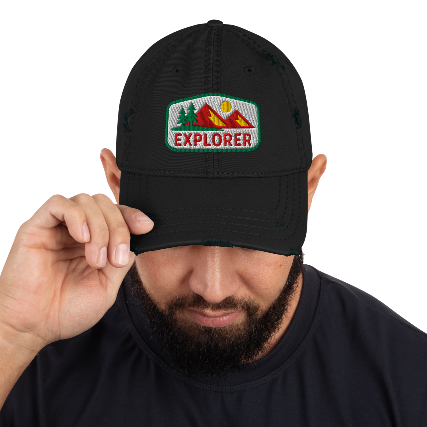 Explorer Distressed Dad Hat