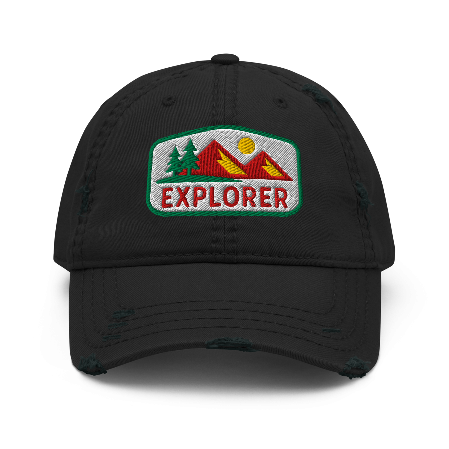 Explorer Distressed Dad Hat